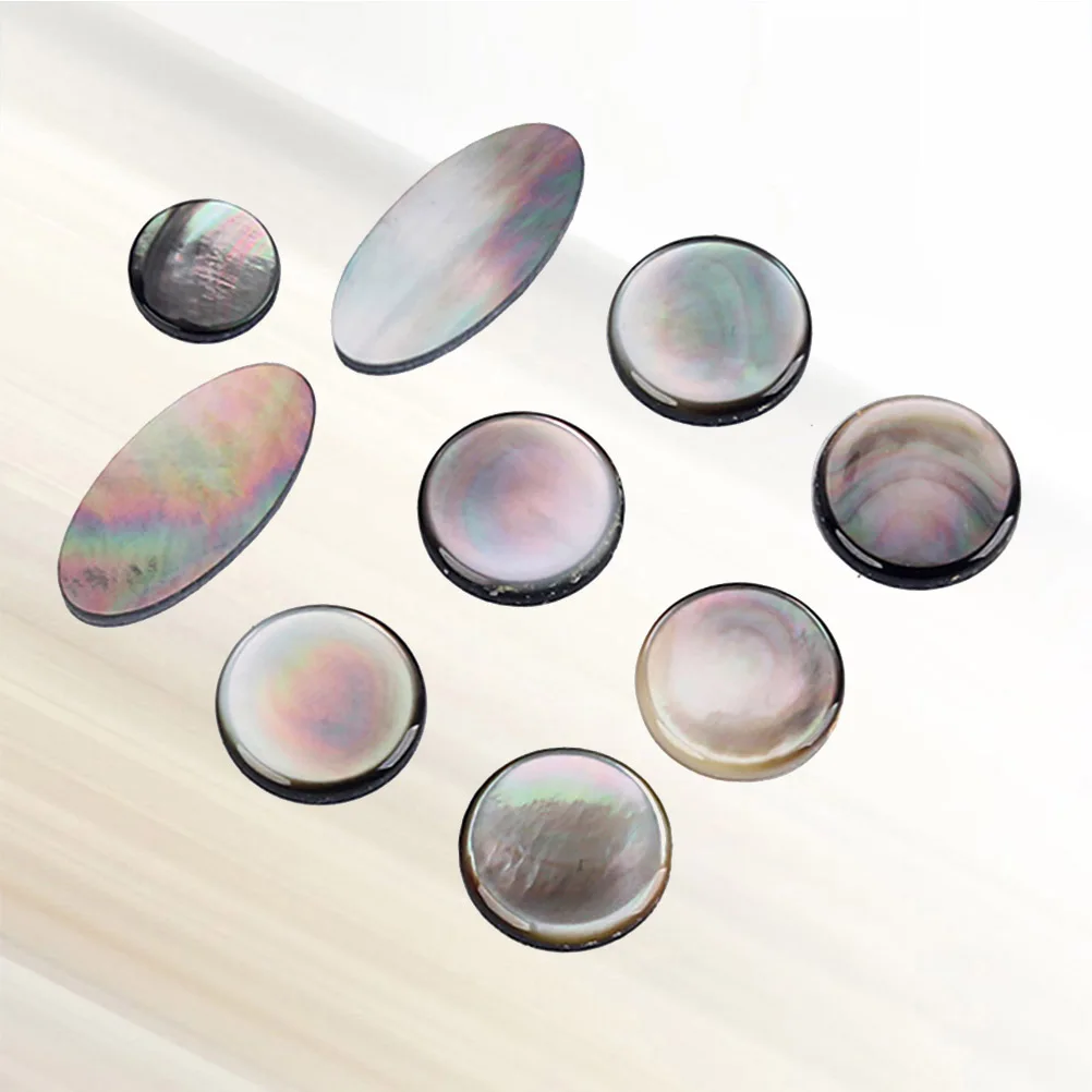 9 قطعة مجموعة أزرار مفتاح الساكسفون الأخضر تطعيم الملحقات ل ألتو تينور سوبرانو جودة عالية قذيفة المواد خفيفة الوزن #4