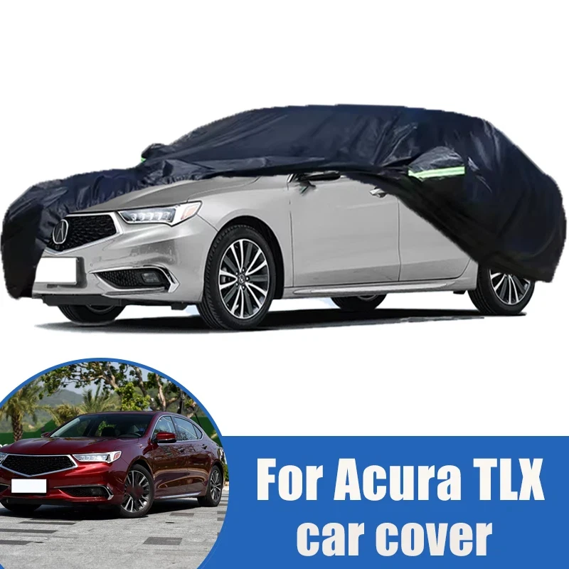

Полный чехол для автомобиля Acura TLX, защита от солнца, ультрафиолета, пыли, дождя, снега, града, черный, для использования на улице, аксессуары для авто
