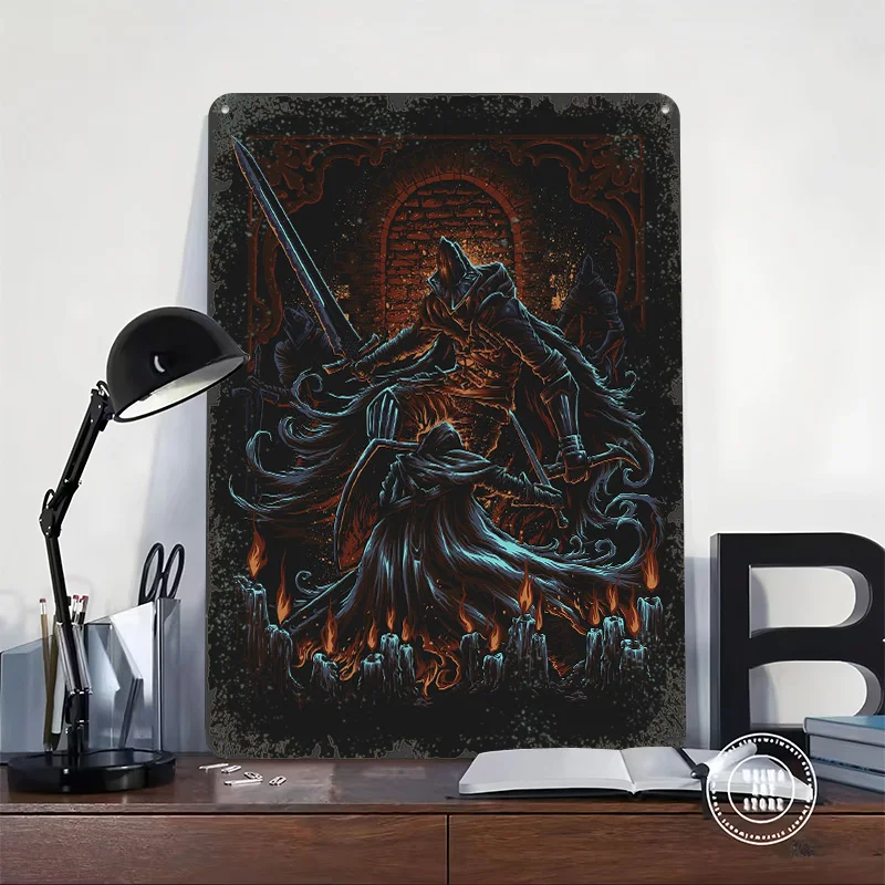 Undead Legion Tinplate Poster Customized Wall Art Vintage Retro Metal Signs for House Decor Setup Decorations Garage Decoration