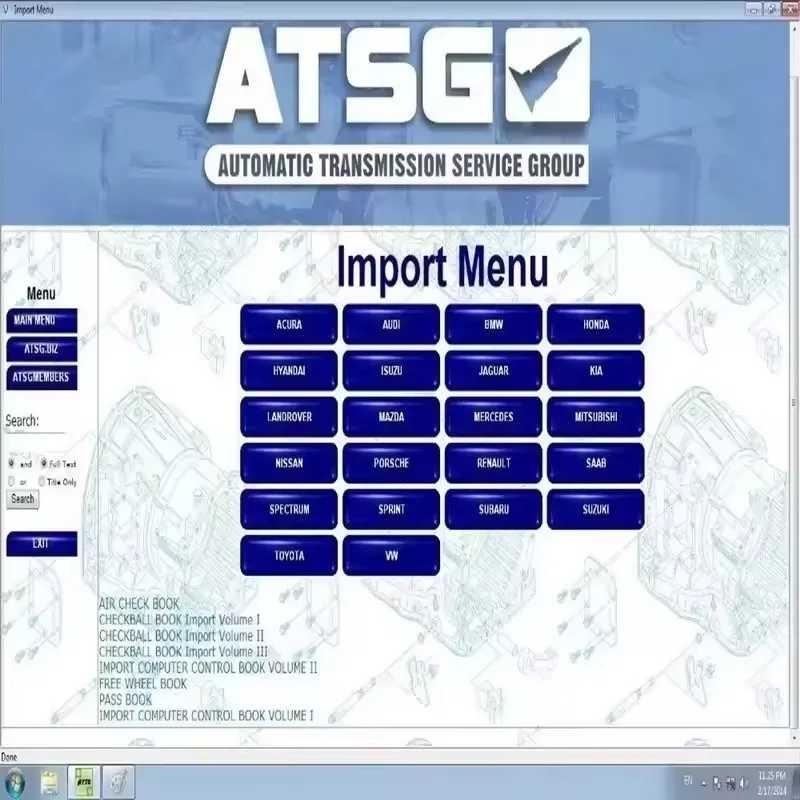 ATSG 2017 Auto Repair Software ATSG Automatic Transmissions Service Group Repair Information Atsg Manual Diagnosi