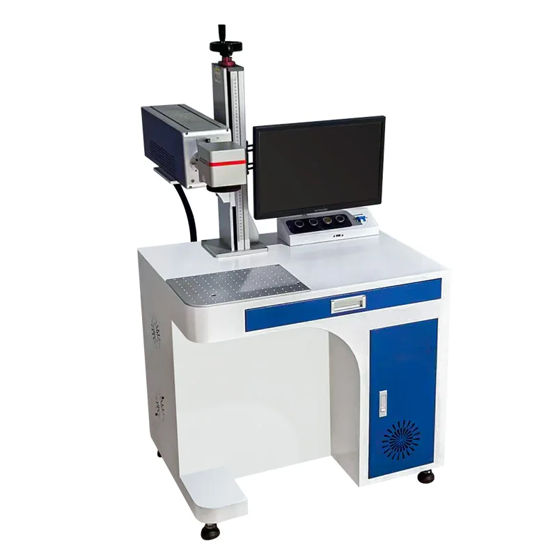 New Fiber Marking Machine 30/50 kW High Precision CNC Engraver for Metal Stone Jewelry DXF/PLT/AI Water Cooling 50kg