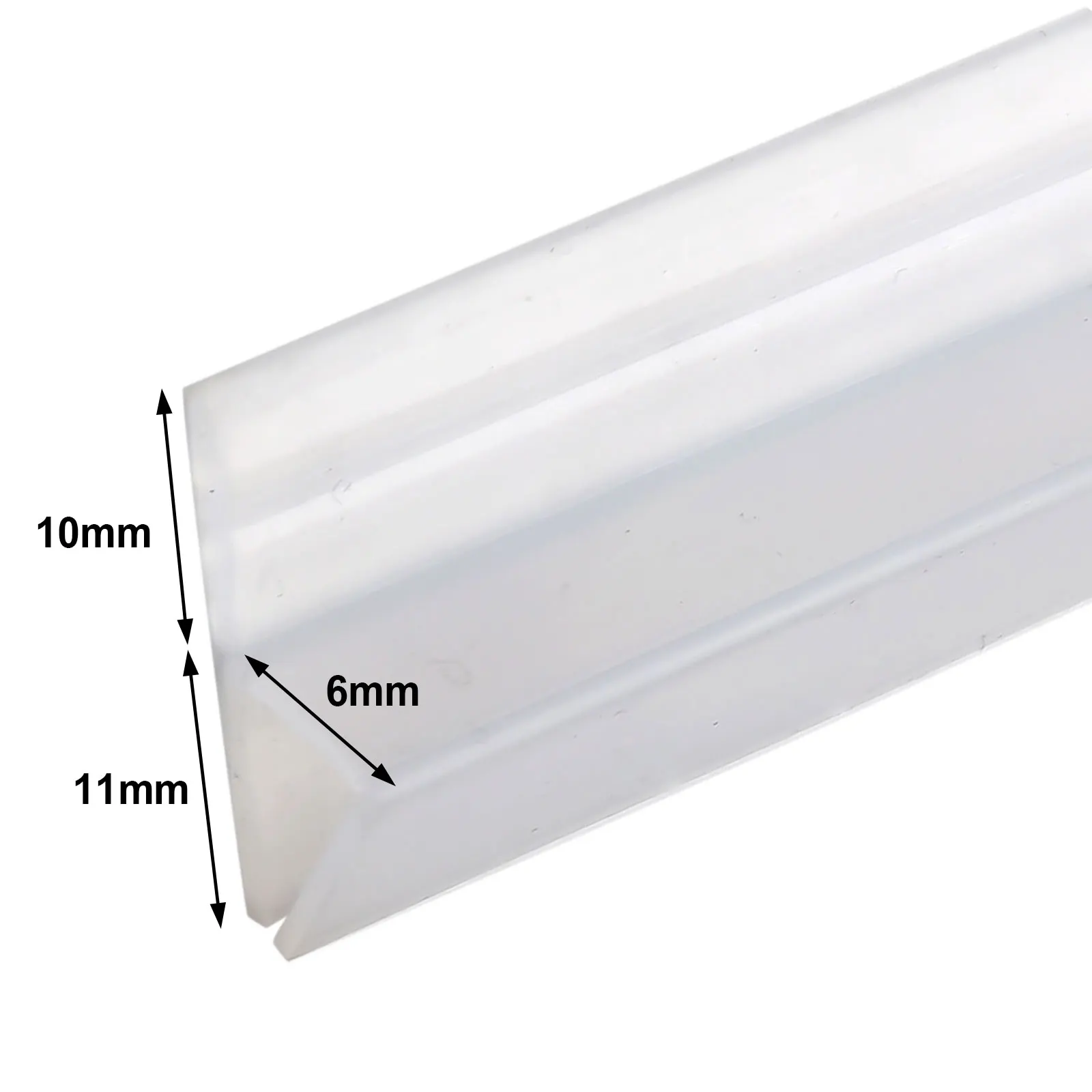 Waterproof 2m 6/8/10/12mm Transparent 1PC Anti-aging Performance Bathroom Bathroom Door Cold Resistance Waterproof Door