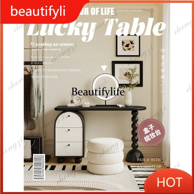A139 Jewelry Organizer Vanity Table Lights Nordic Outlet Cabinet Drawers Makeup Vanity Bedroom Girl Mirror Penteadeira Furniture