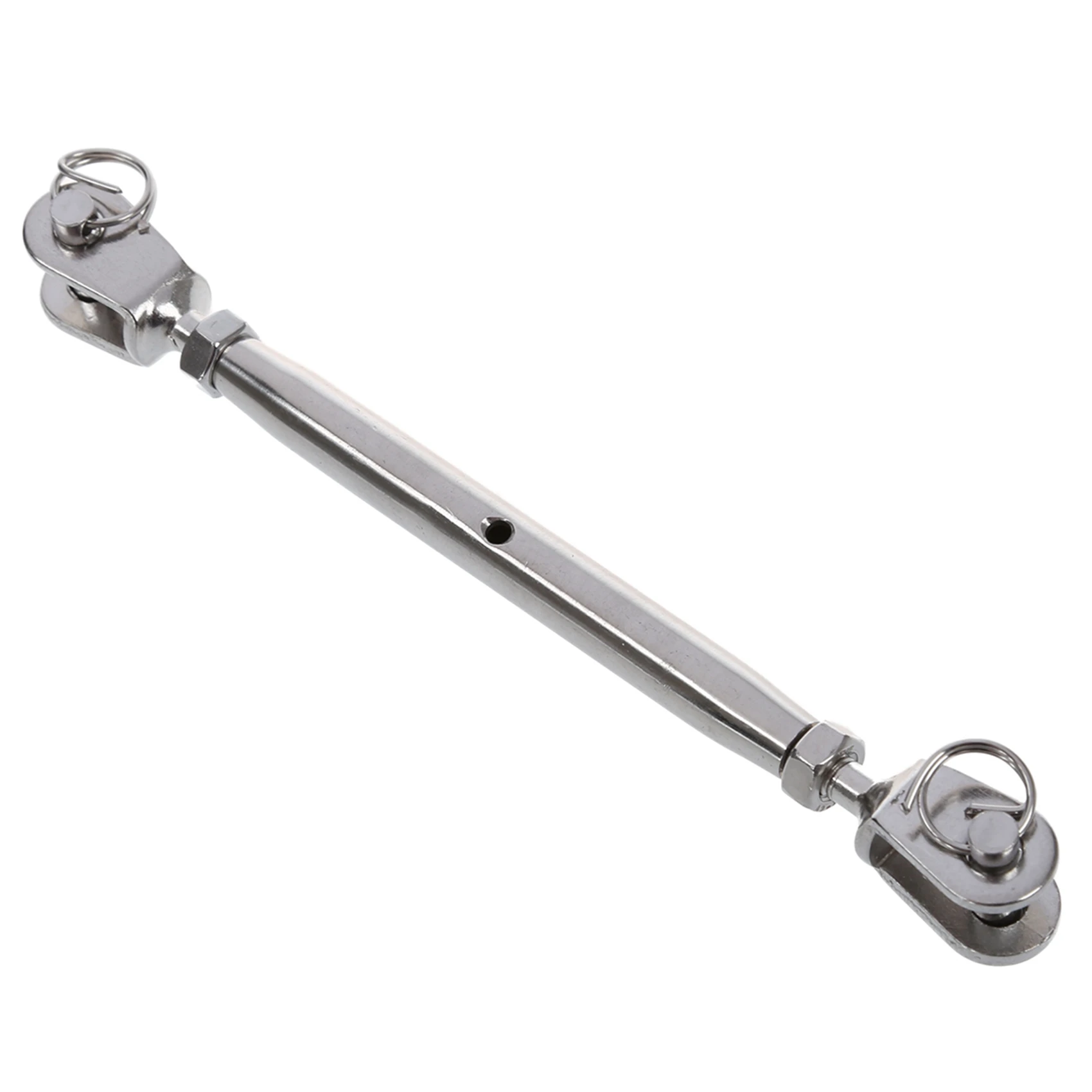 

AC88-10X 304 Stainless Steel Rigging Screw Closed Body Jaw Jaw Turnbuckle 7/32 Inch Thread