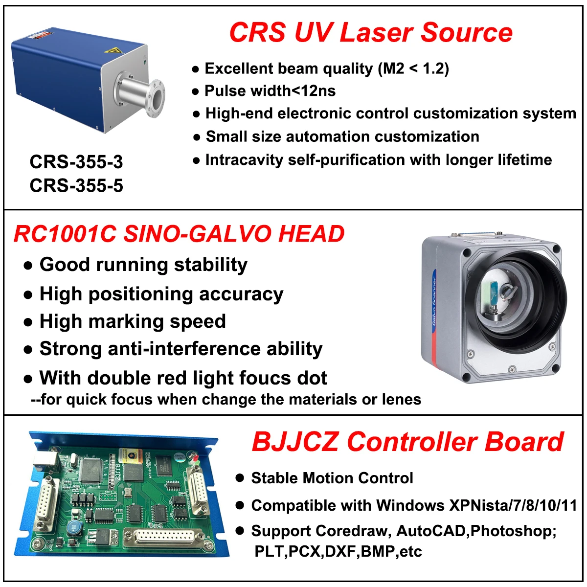 5W UV Laser Marking Machine for Glass Crystal Metal Plastic Wood 3W UV Laser Engraving Machine with Water Chiller Laser Engraver