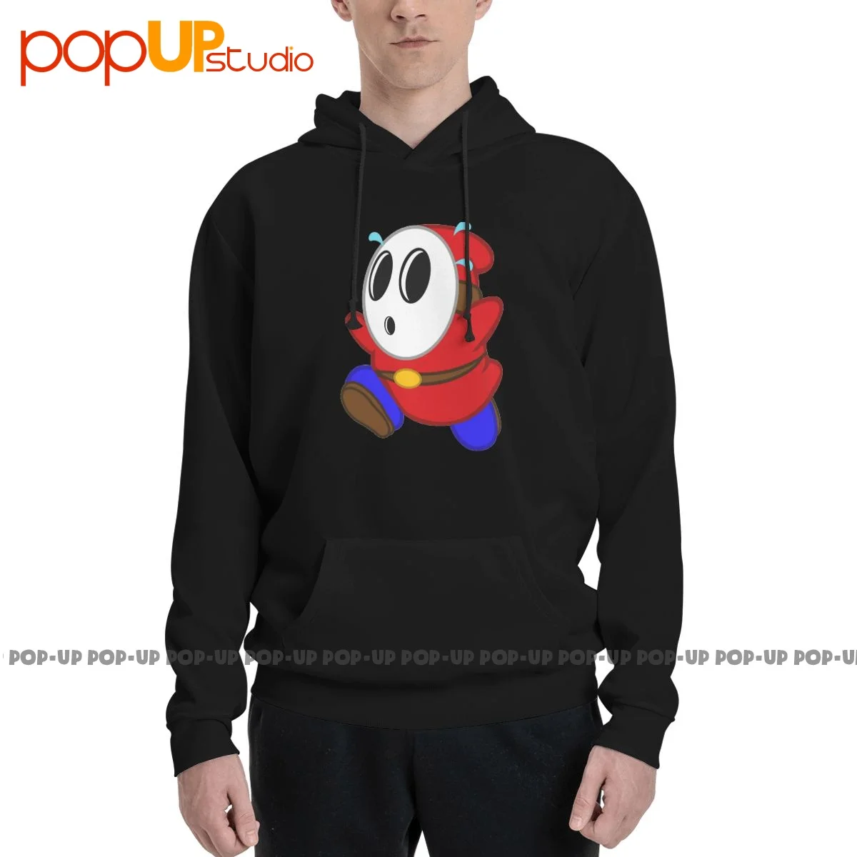 Shy Guy Mask Hoodie Sweatshirts Hoodies Top Funny All-Match Best Quality