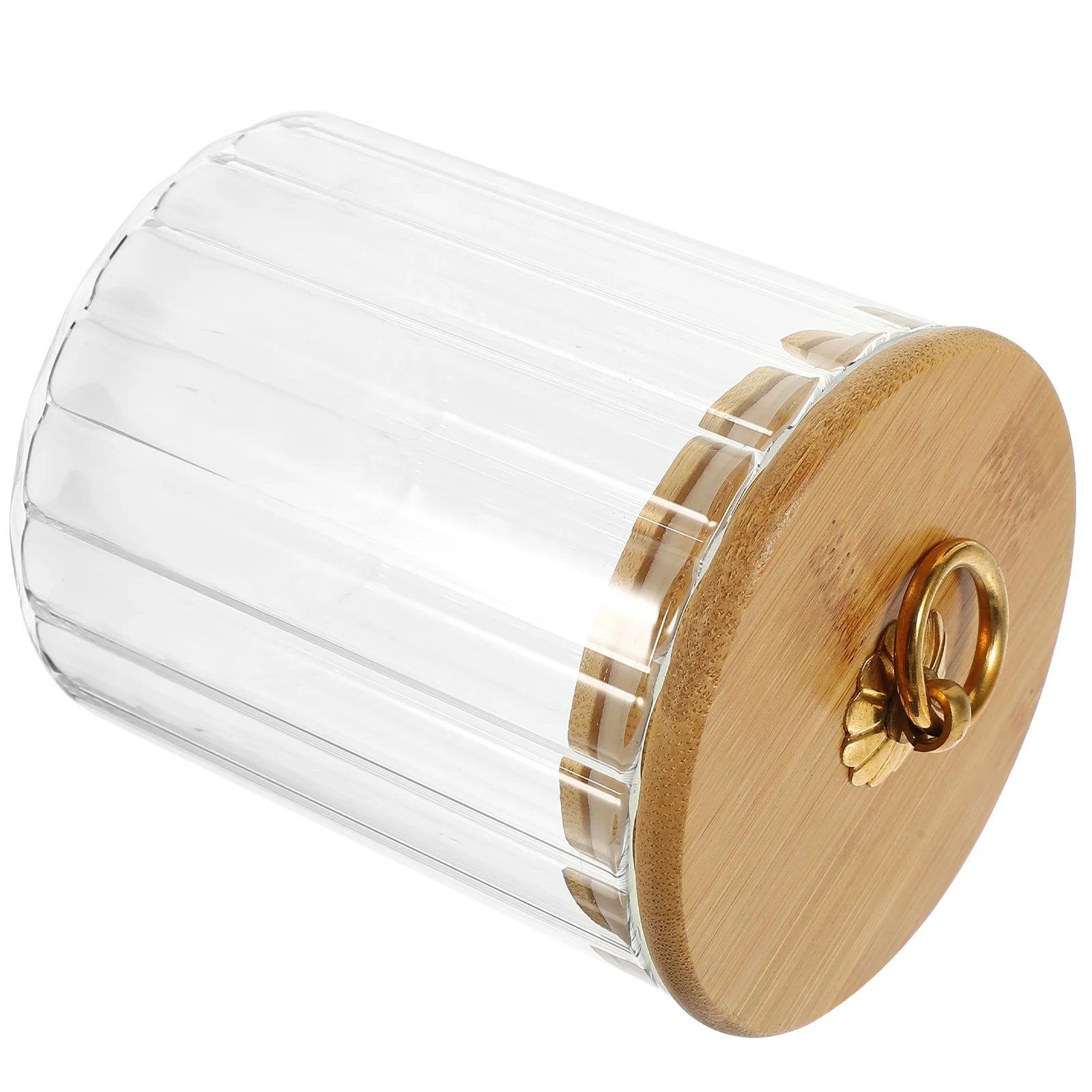 

Glass Storage Jar Bamboo Lid Airtight Tea Coffee Sugar Canister Kitchen Container Glass Canister Sugar Container