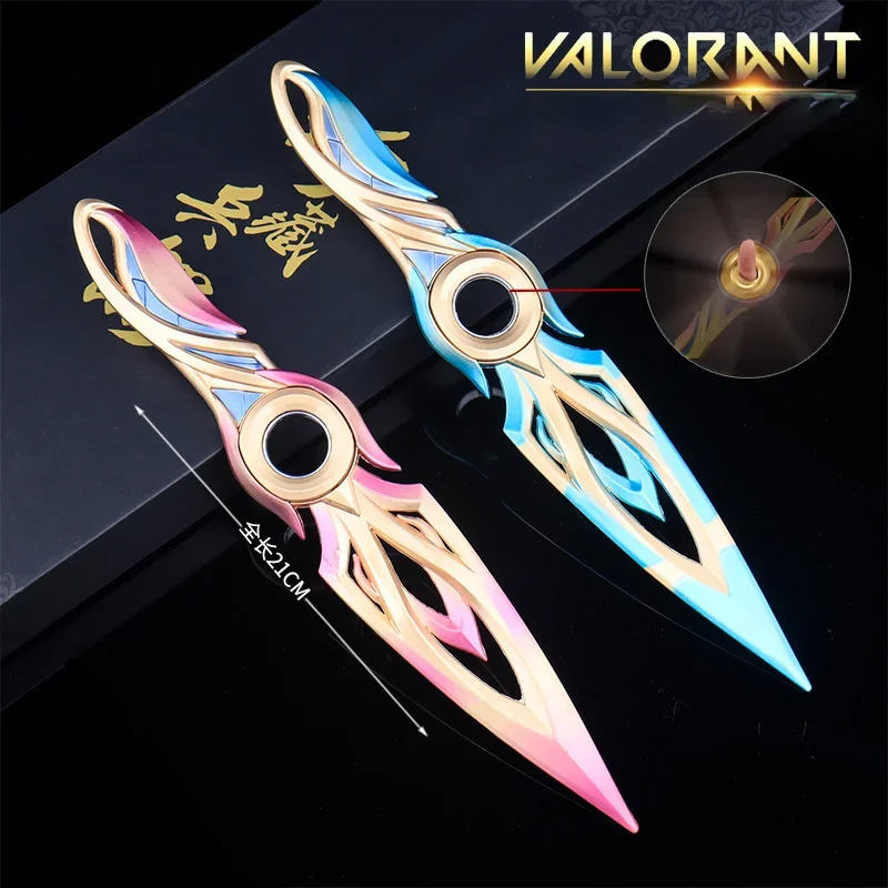 21 سنتيمتر سكين الشجاعة لعبة السيف تدوير بطل كوناي Mystbloom لعبة الأجهزة الطرفية مكتب زينة الشكل الهدايا مجموعات #2