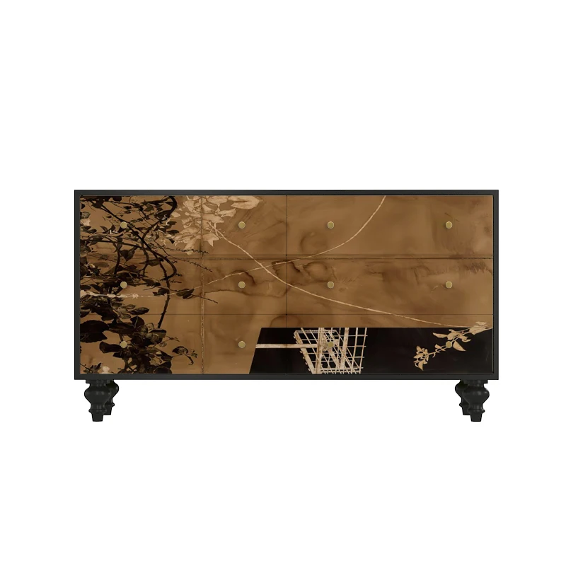 style home bedroom dresser decorative cabinet home free installation six chest cabinet living room aisle entrance cabinet