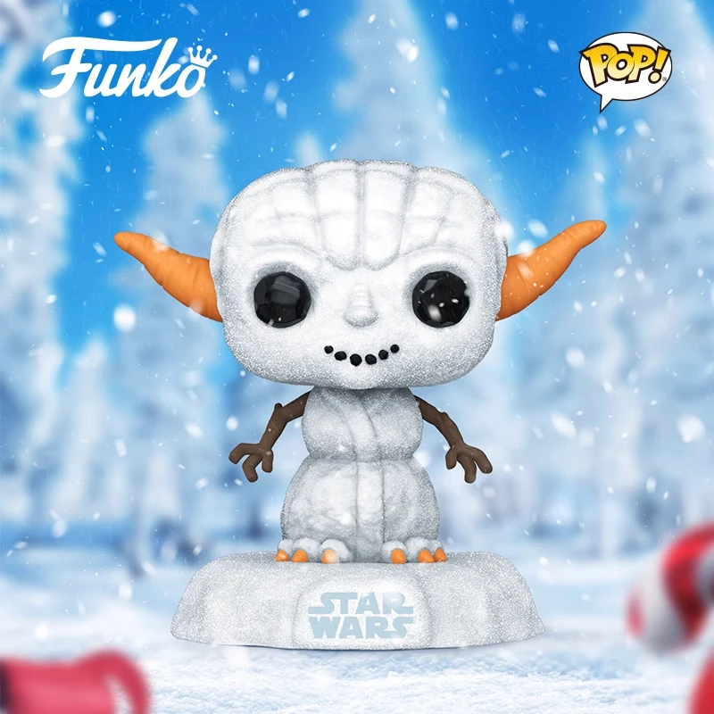 

FUNKO POP Star Wars: Snowman Darth Vader & Stormtrooper Anime Action Desktop Decoration Ornament Model Toys Collectible Model