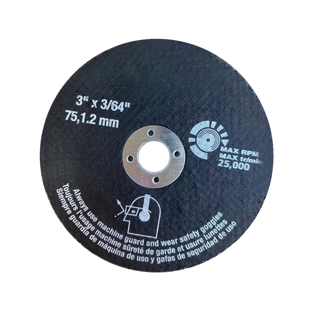 Disco de corte de hoja de sierra Circular de resina, muela duradera para amoladora angular para metales de acero inoxidable, 5 piezas