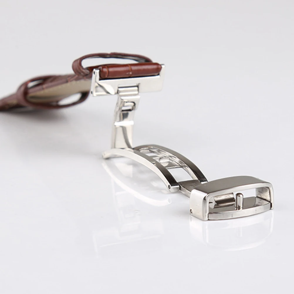 

Butterfly Buckle Watch Strap with Clasp Replacement Band for Daily Style Watchband