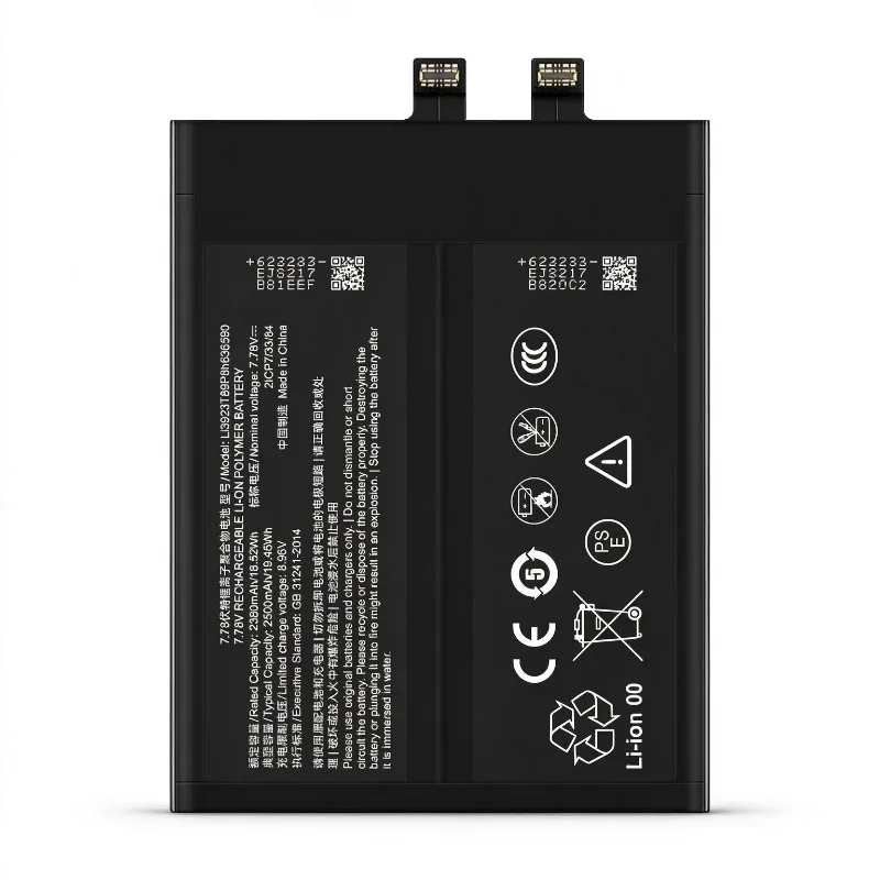 Li3923T89P8h636590 Phone Battery for Nubia Red Magic 7 Pro NX709J NX709S 7s Pro, Grade A Replacement Battery with Tools