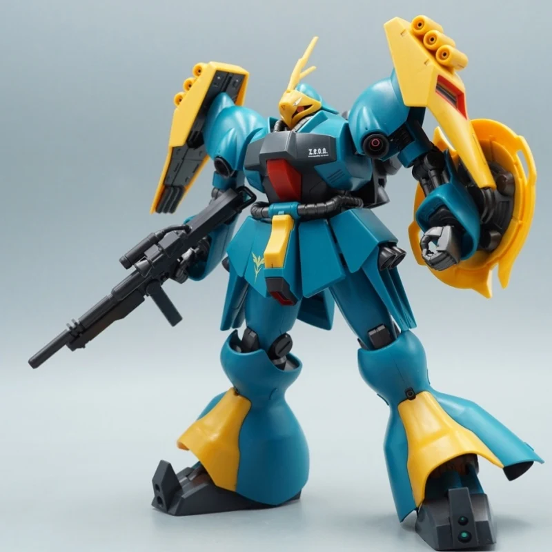 BANDAI-figuras de acción de plástico para niños, Kit de modelos de Anime HG 1/144, MSN-03, figuras de acción de plástico, figuras de Anime, Robot de calidad, regalo