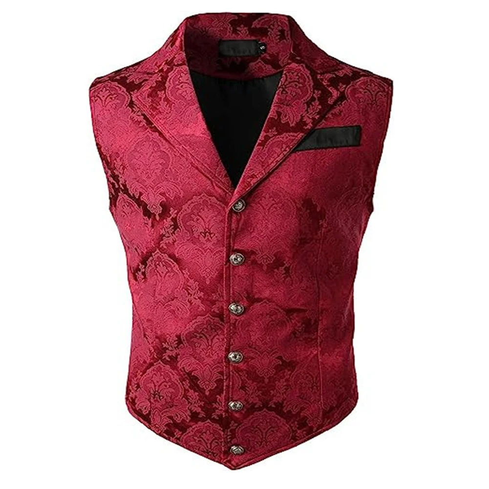 Comfortable Comfy Mens Tops Mens Waistcoat Daily Wedding Fashion Slight Stretch Slim Fit Suit Suit Waistcoat Button