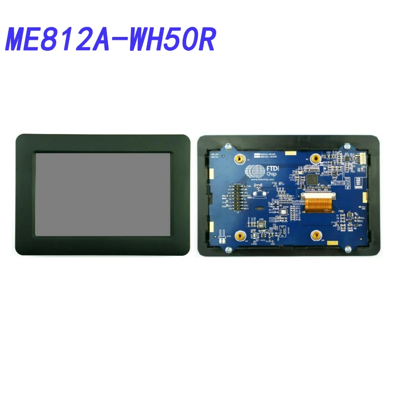 ME812A-WH50R Development Module, FT812 module, four-way SPI main connector, 5” TFT resistive, touch screen LCD.”