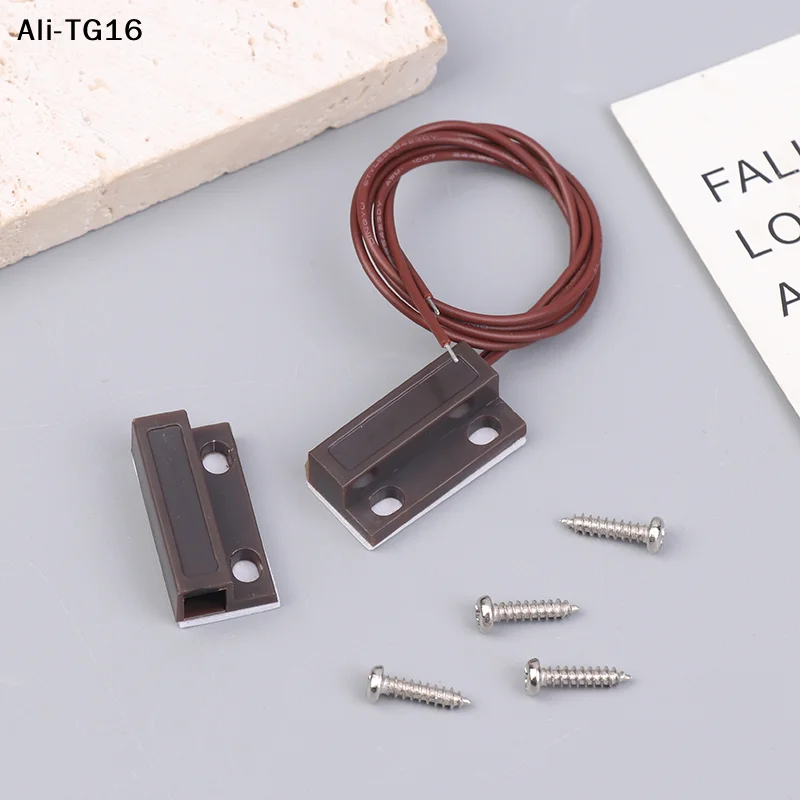 【AYA】MC-38A Wired Door Window Sensor Magnetic Switch NC/NO Sensor Switch For Home Alarm System Detector Reed Switch