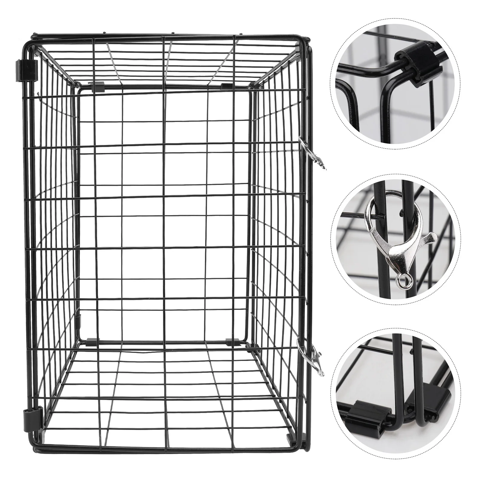 

1pc Pet Car Cage For Cats Under 3Kg Transparent Durable Foldable Cat Carrier Travel Bathing Containment Pet Supplies Cat Cage