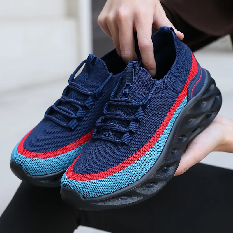 New Women Jogging Shoes Casual Sports Shoes Breathable Mesh Lightweight Shockproof Outdoor Tennis Shoes Multi Color Available