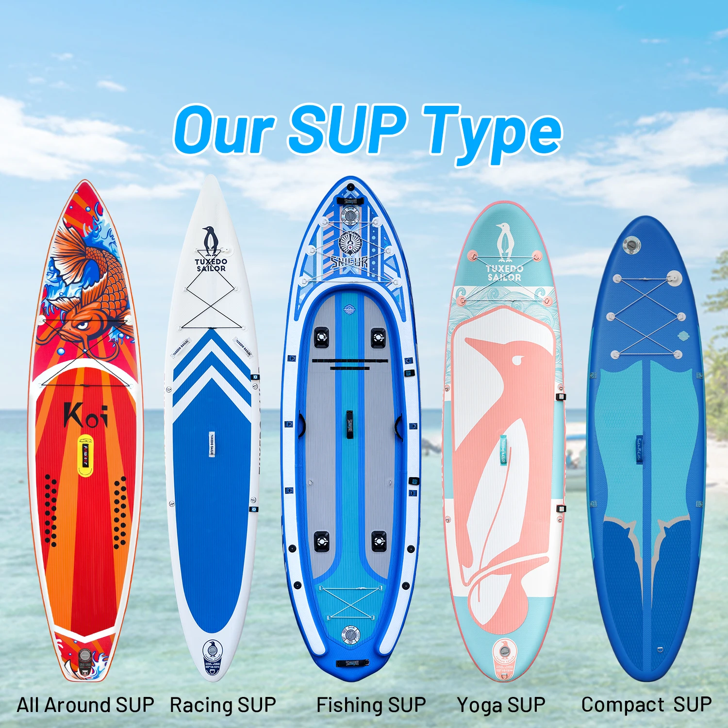 FUNWATER Dropshipping OEM 350 cm Stand Up Paddle Board Groothandel Surfen Opblaasbare Board Surfplank Paddleboard