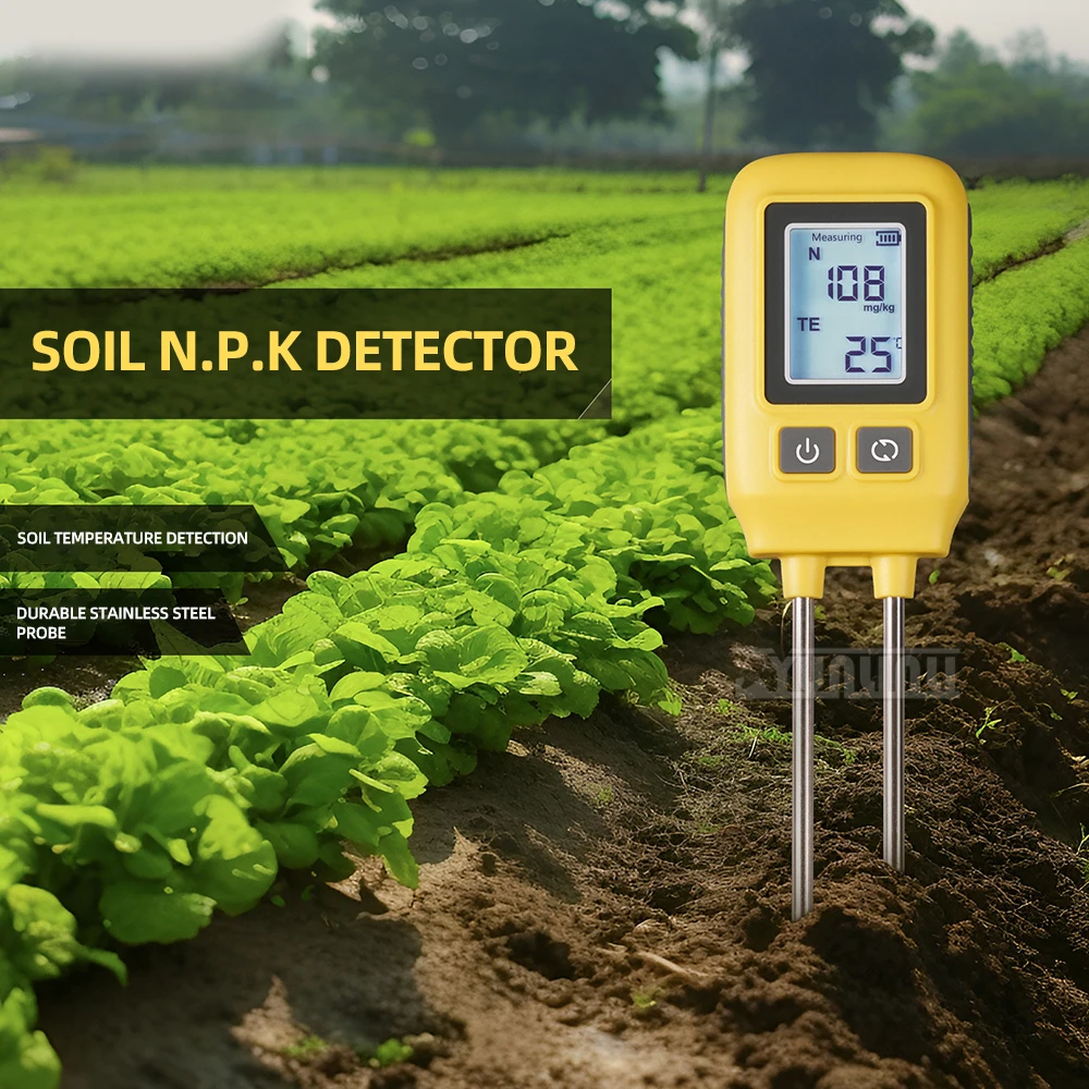 

Азот почвы, фосфор, датчик температуры калия, датчик температуры компаса, термометр почвы, детектор двойного зонда