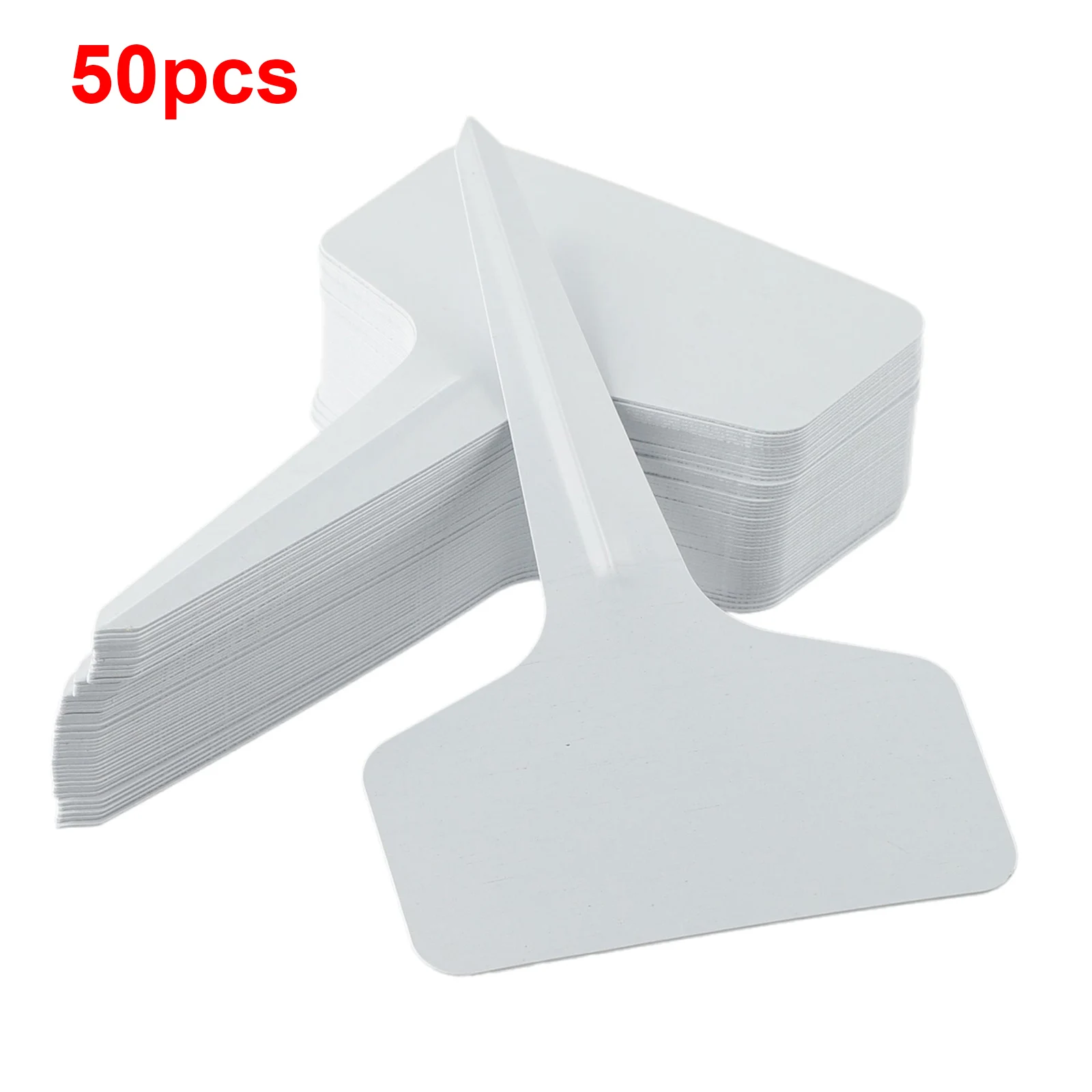 50pcs T-Type Plant Label Markers PVC Garden Plants Classification Sorting Sign Tags Plant Nursery Markers Label