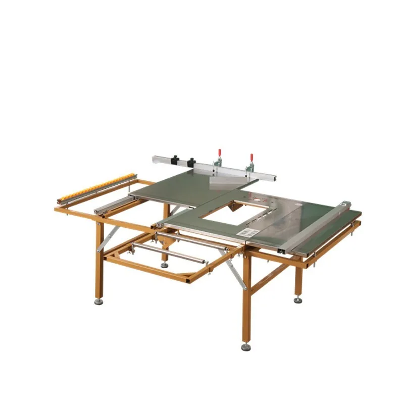 Woodworking saw table multi-functional all-in-one machine, dust-free child and mother saw folding push table saw precision