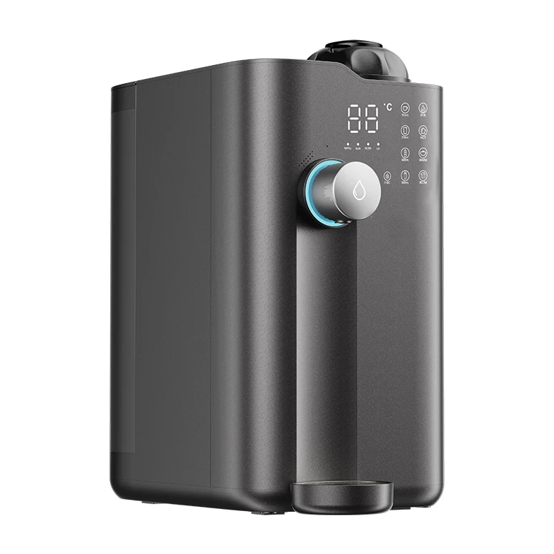 Smart Thermal Hydrogen-Rich Reverse Osmosis Plastic Desktop Water Dispenser for Homes and Hotels