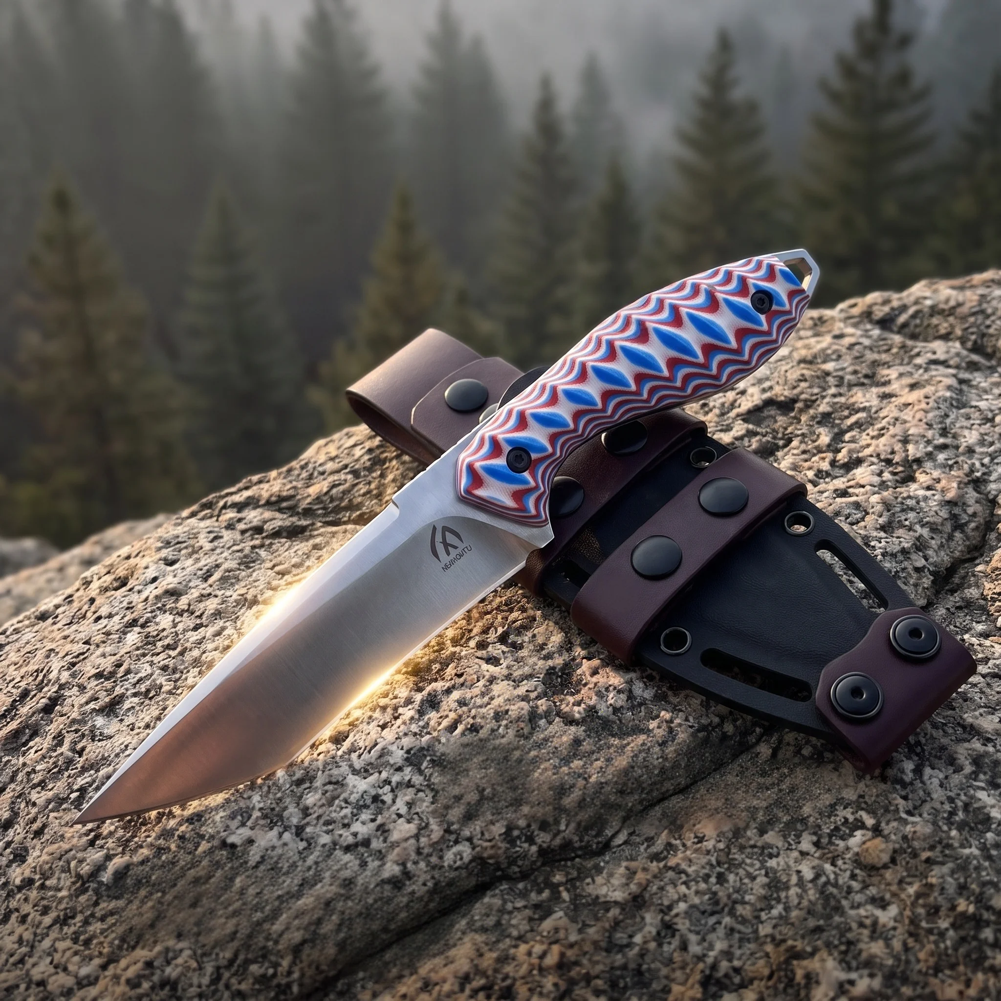 남성용 고경도 일체형 아웃도어 나이프, 내구성 있는 칼 - Woodworking Gifts For Men 리뷰 및 가격