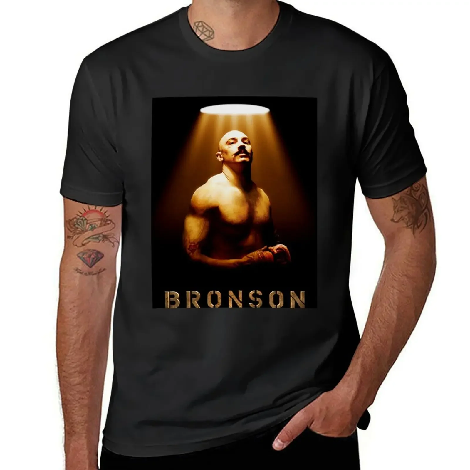 

BRONSON T-Shirt graphics customs design your own black t shirts for men