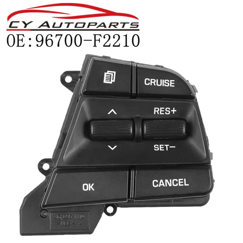 96700-F2210 96700F2210 Steering Wheel Button 1.6L Cruise Control Switch For Hyundai Movable Collar Solaris/Accent 1.6L 2017-2018