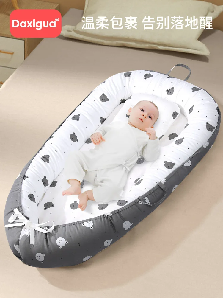 

Портативный мягкий детский матрас, дышащий хлопковый матрас Babynest для младенцев, милый мультяшный дизайн для новорожденных, постельные принадлежности для детской комнаты