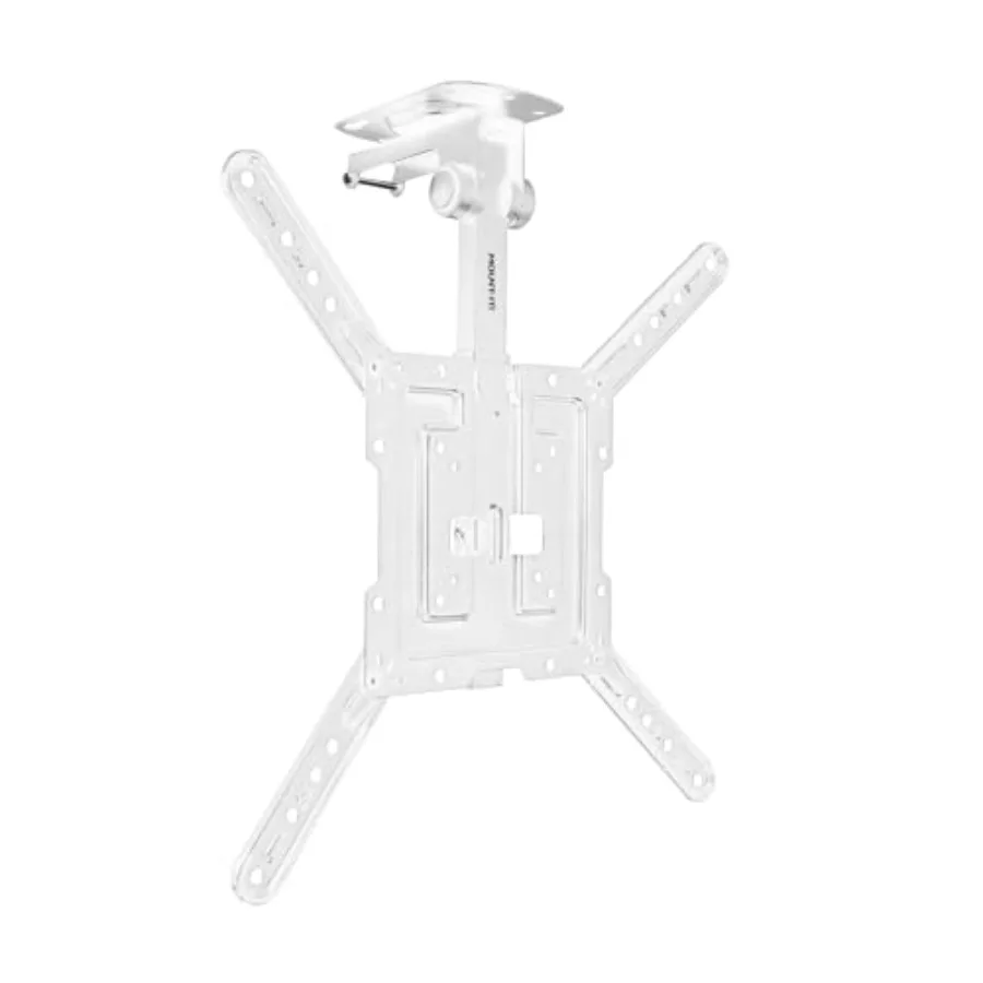 

Fold-Up Ceiling TV Mount for 2355 Inch TVs: Space-Saving Flip Down Bracket for Flat Slanted Ceilings Retractable Adjustable Til