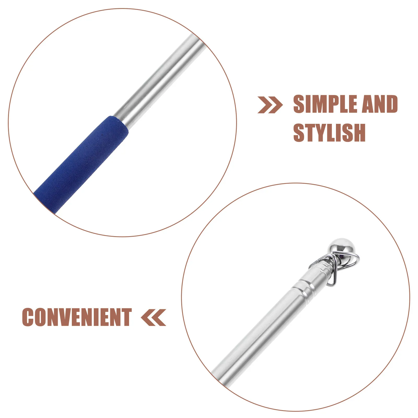 Telescopic Gymnastics Ribbon Stick Dancing Wand Artistic Streamers for Carnival Rhythmic Gymnastics