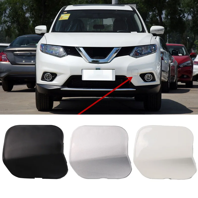 

For Nissan Rogue X-Trail XTrail T32 2014 2015 2016 Car Front Bumper Tow Hook Cover Cap Trailer Hauling Eye Cover Lid