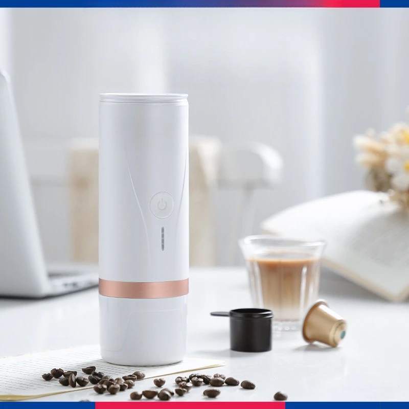 Portable capsule coffee machine Italian outdoor camping coffee powder capsule dual-purpose electric unplugged