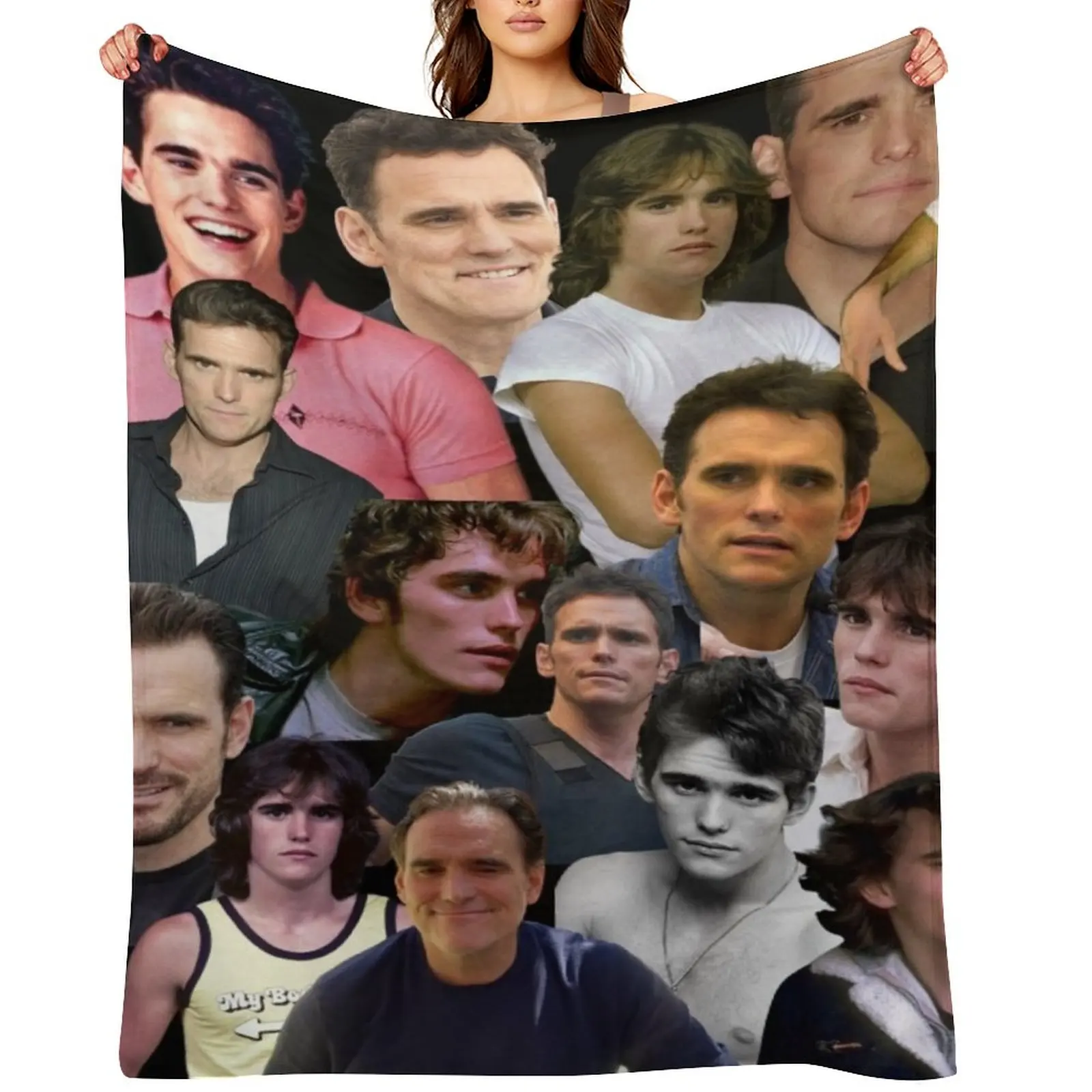 

matt dillon collage Throw Blanket Winter beds Camping blankets and throws Luxury Throw Blankets