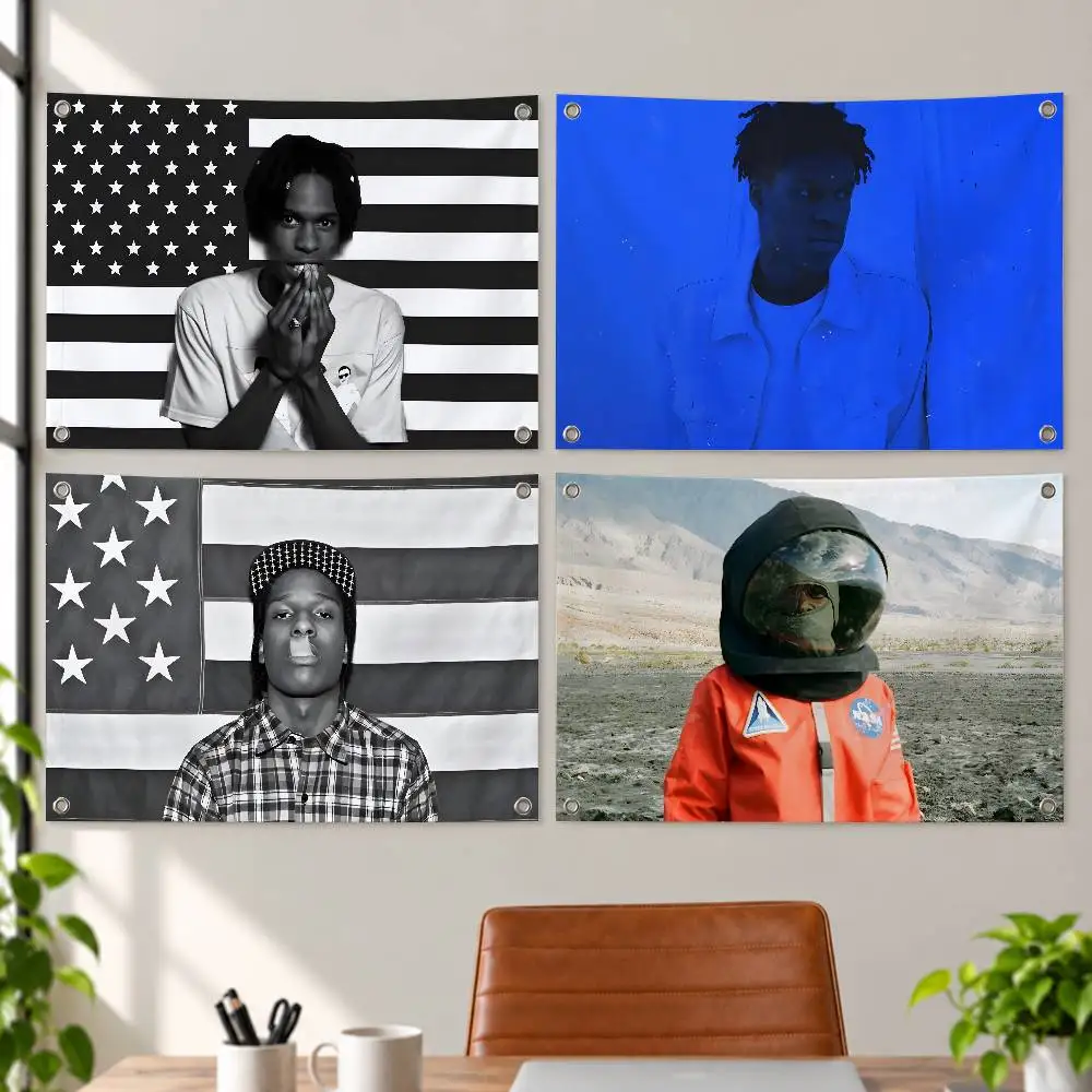 Singer Daniel Caesar Son of Spergy Aesthetic Wall Tapestry Flag Printed Wall Hanging Living Room Party Outdoor Decor