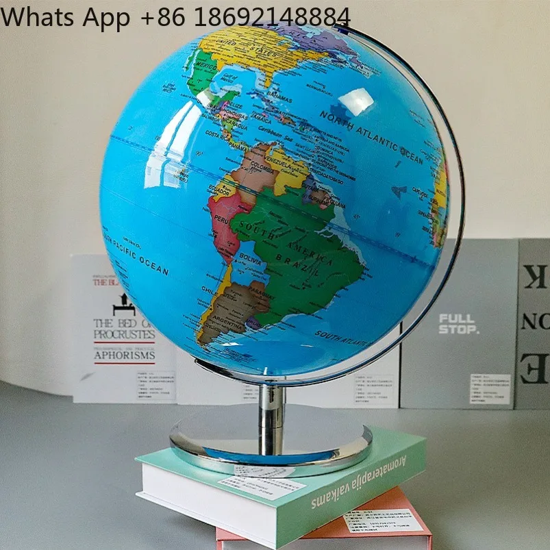 32CM map globe high definition intelligent teaching ornament with light