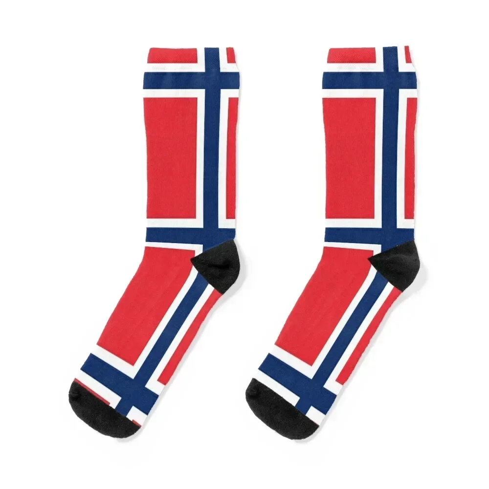 

Flag of Norway Socks warm winter men cotton high quality compression hockey Luxury Woman Socks Men's