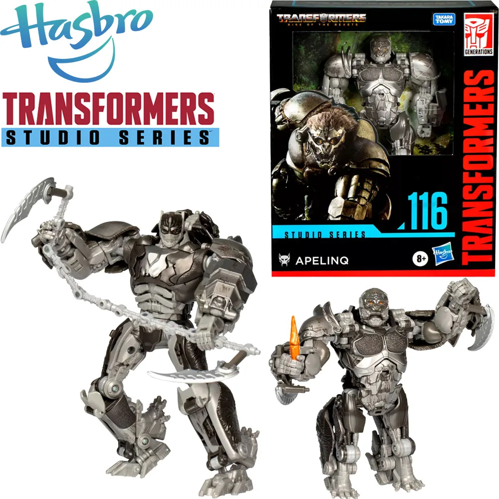 Pre Sale Original Hasbro Transformers Studio Series Ss-116 Rise of The Beasts Apelinq Leader Class Action Collectible Model Toys