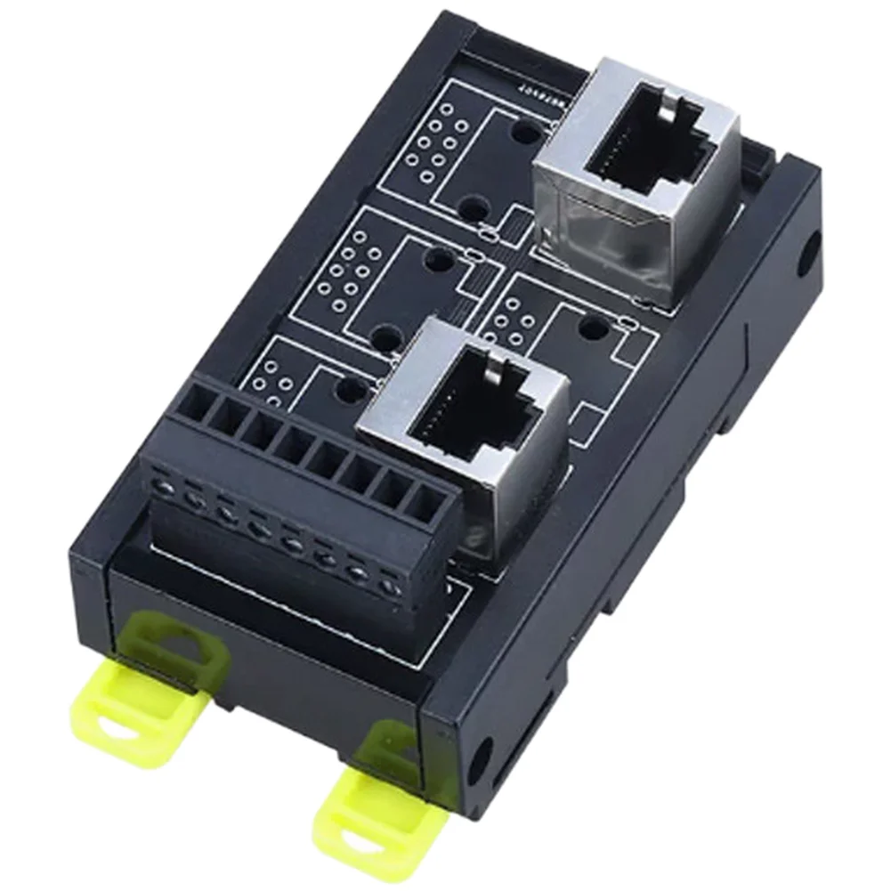 For rj45 to 8 Pin Terminal Block Ethernet Converter for RS485 Industrial Network Hub Splitter 2 3 4 5 6 Port Versions