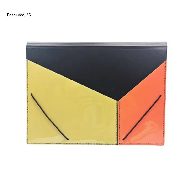 Expanding Multi-layer File Folder Document 13 Pockets Accordion Bag for Documents