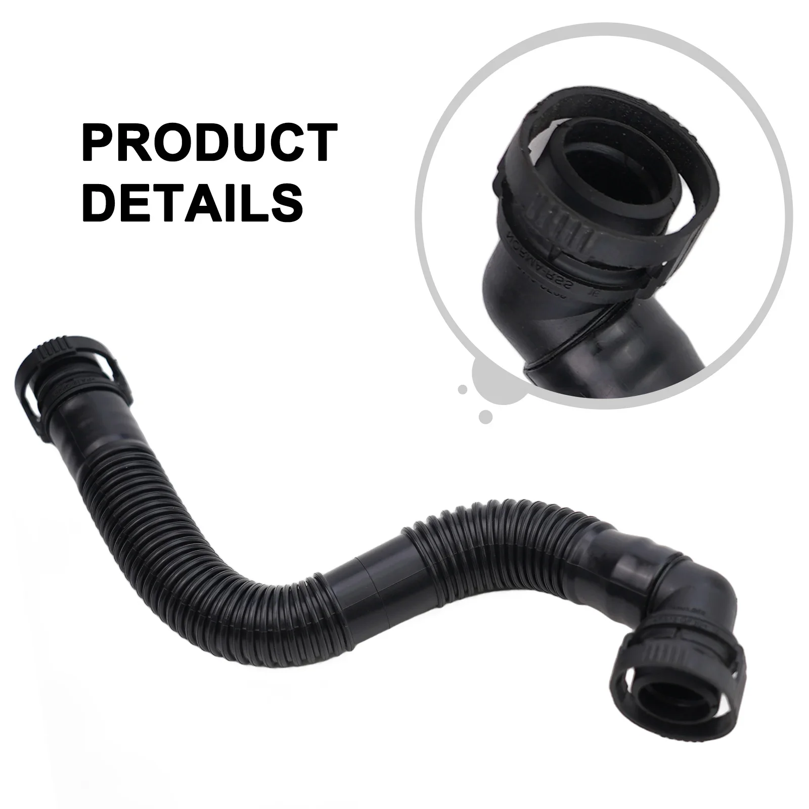 Breather Hose Engine Crankcase Car 03-2006 4.5L V8 94810721702 Accessory Black For Porsche Replacement