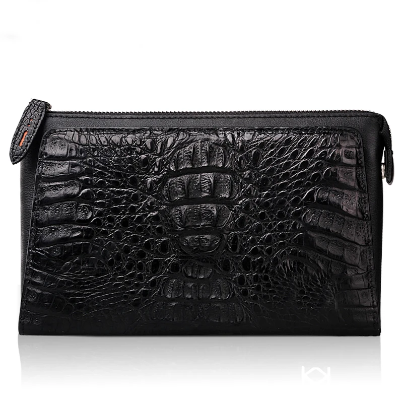 keximayuan  Imported crocodile leather men handbag men new business bag crocodile leather men clutch bag male envelope bag