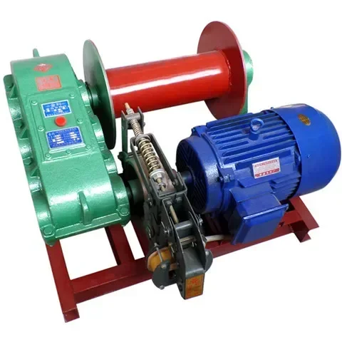 Electric hoist 1/2/5 ton small electromagnetic brake fast 380V construction electronic control lifting crane