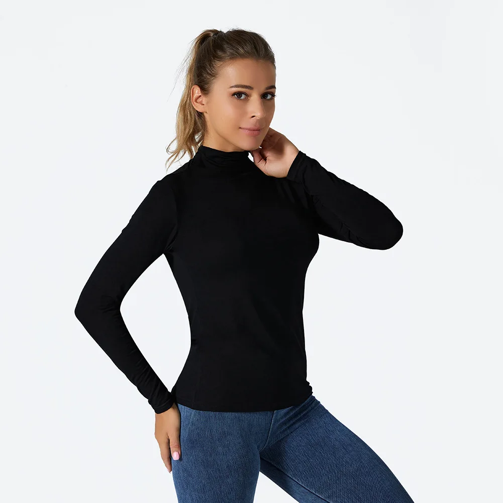 LEOSOXS Modal Yoga Long Sleeve Top Women's Fitness Workout Running Gym  Sports Breathable quick drying Women's long sleeve