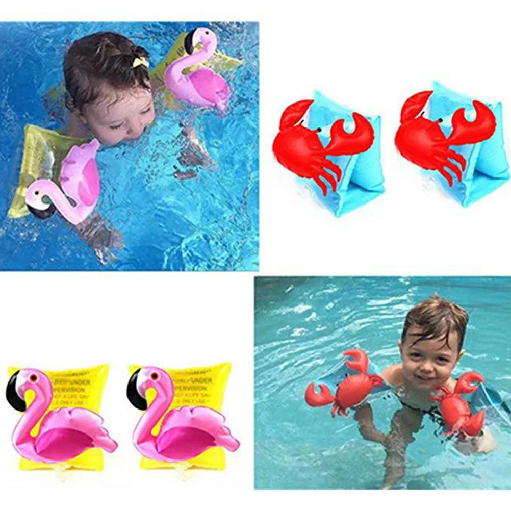 

Inflatable Arm Rings Kids Pool Floats Water Sleeve Circle Baby Child PVC Soft Plastic Comfortable Double Safe