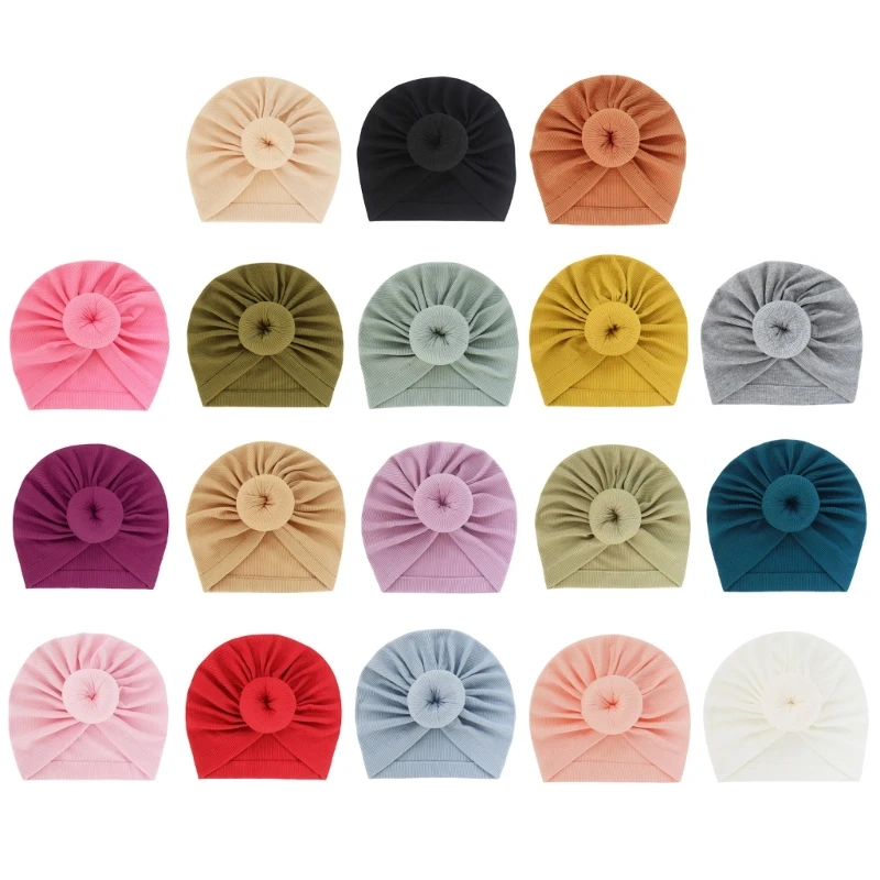 Casquettes d'hôpital respirantes pour bébés, bonnets extensibles, casquettes d'hôpital pour pépinières, port confortable, pour à