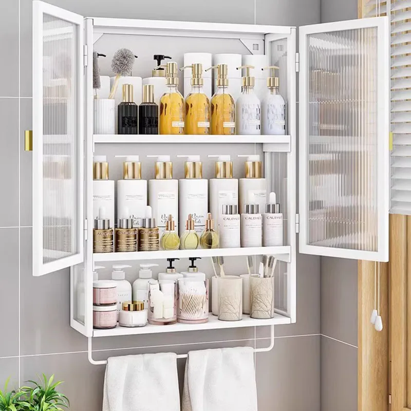 

Small Wine Bathroom Skincare White Storage Bookcase Medicine Bathroom Shelves Paper Hotel Mobili Per La Casa Salon Furniture